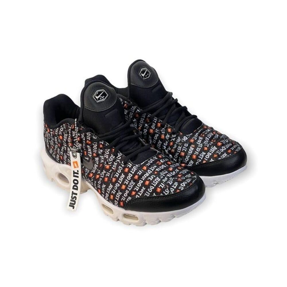 Nike Air Max Plus SevWomens Running Shoes Black 862201-007 Just Do It Size 9